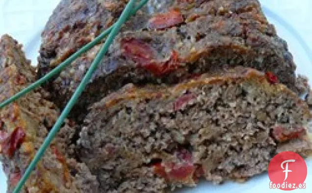 Pastel De Carne Con Un Bocado