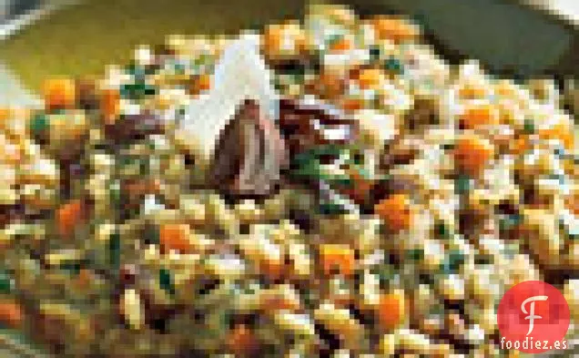 Risotto de Castañas con Calabaza