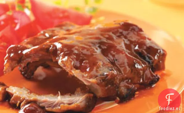 Costillas a la barbacoa