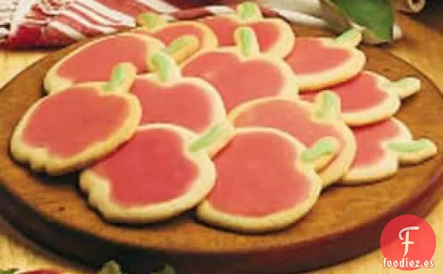 Galletas de Azúcar con Recorte de Manzana