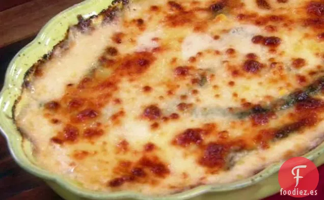 Gratinado de Papa y Poblano