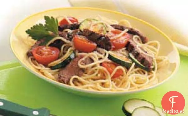 Ternera Italiana con Espaguetis