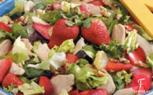 Ensalada de Pollo con Fresas