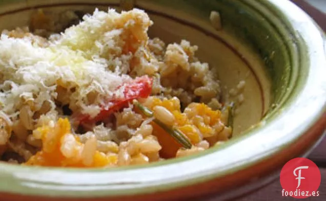 Risotto De Calabaza Y Romero al Horno