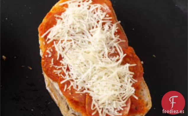 Sándwiches de Pizza de Pepperoni a la Parrilla