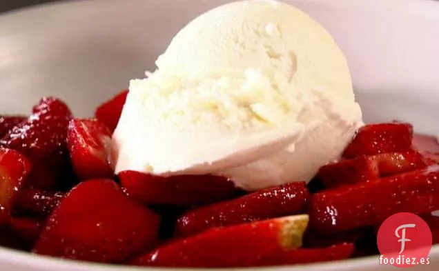 Fresas con Vinagre Balsámico