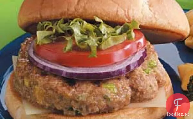 Hamburguesas de Pavo a la Parrilla