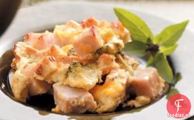 Cazuela de Brunch de Brócoli y Pavo