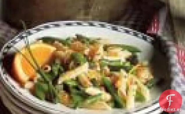Ensalada De Espárragos De Primavera Y Guisantes A Presión