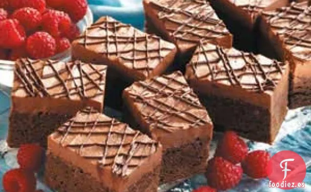 Brownies de Trufa de Frambuesa