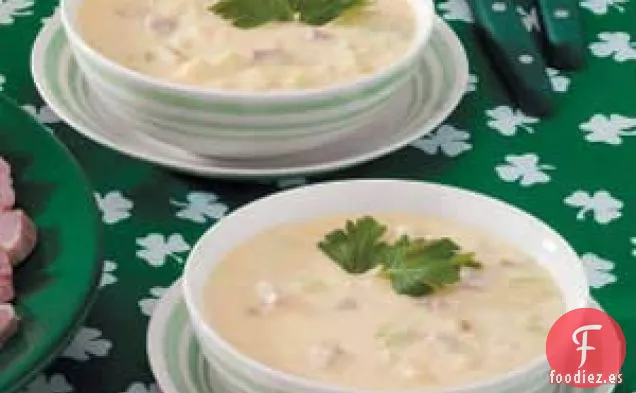 Sopa de Patata Cocida a Fuego Lento