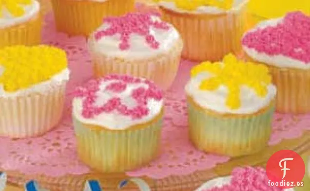 Cupcakes con Glaseado de Crema Batida