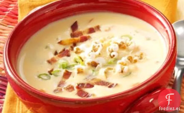 Sopa de Queso Salada Cocida A Fuego Lento