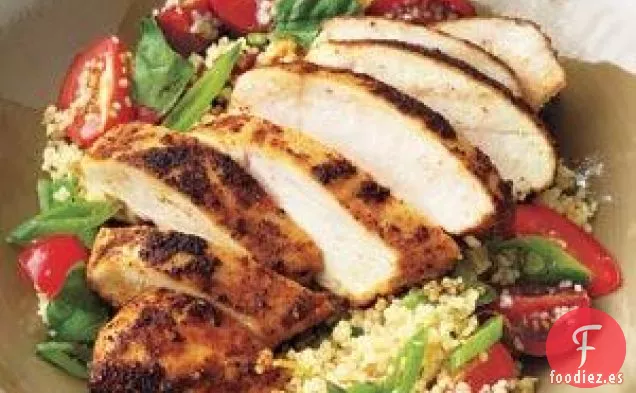 Receta De Ensalada De Pollo Con Especias Y Cuscús