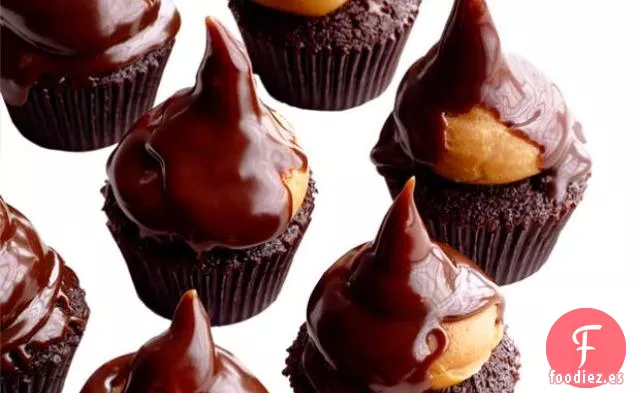 Mini Cupcakes de Mantequilla De Maní
