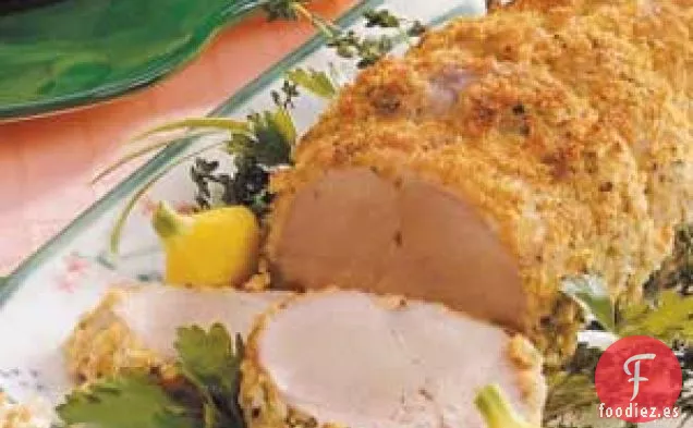 Lomo de Cerdo Con Costra De Pimiento