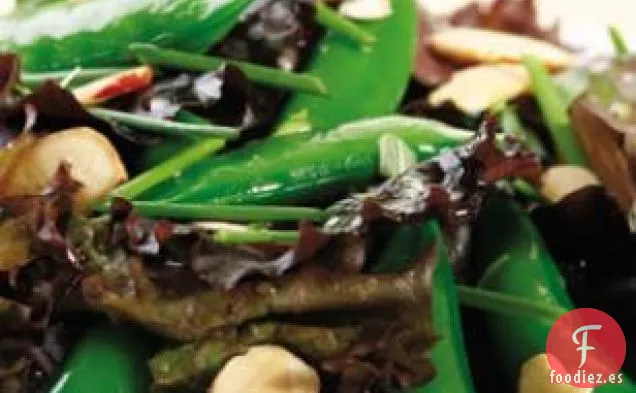 Ensalada de Guisantes a Presión y Hierbas Frescas