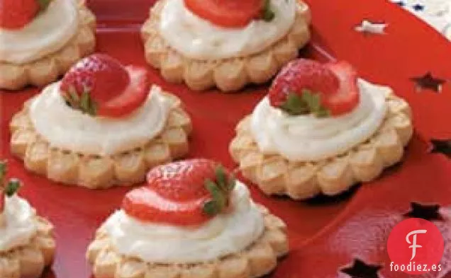 Tartas de Galletas de Fresa