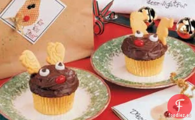 Cupcakes de Rudolph