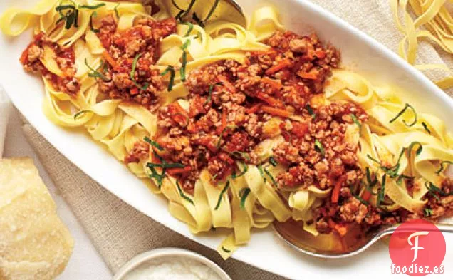 Pasta de Cerdo a la Boloñesa