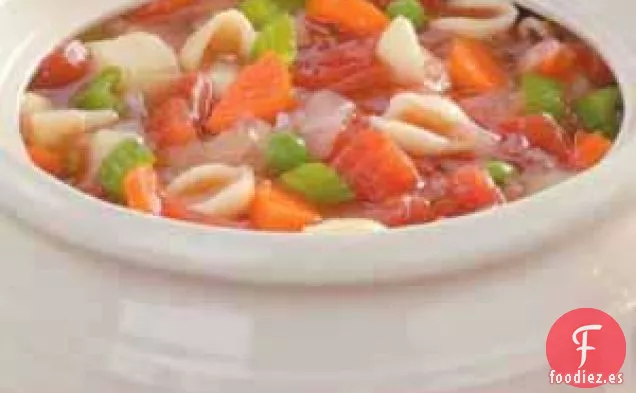 Sopa de Verduras Italiana Casera