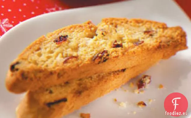 Biscotti de Chocolate Blanco y Arándanos
