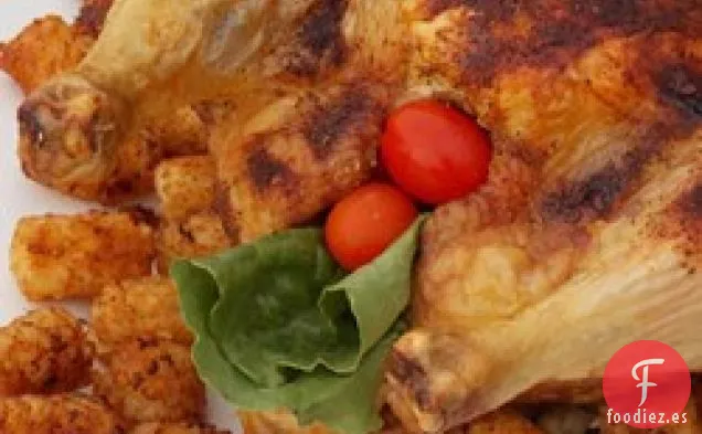 Pollo Asado con Pasta de Curry