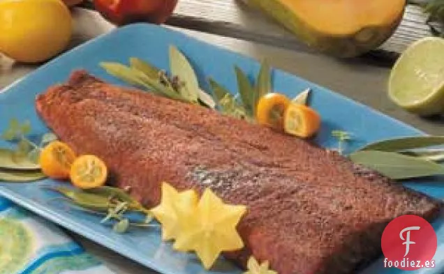 Salmón con Especias de la Isla