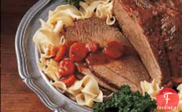 Sabroso Asado Italiano a la Olla