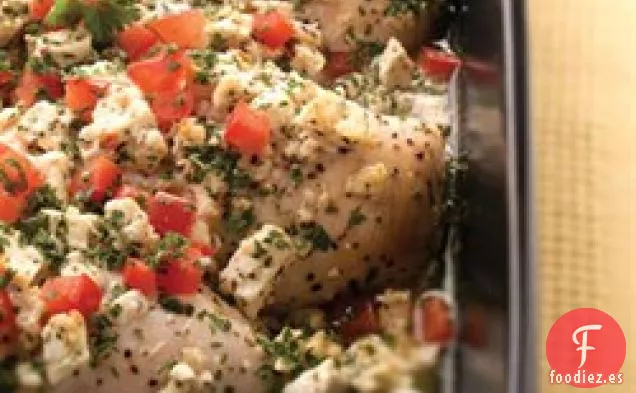 Horneado Fácil de Pollo con Queso Feta de ATHENOS
