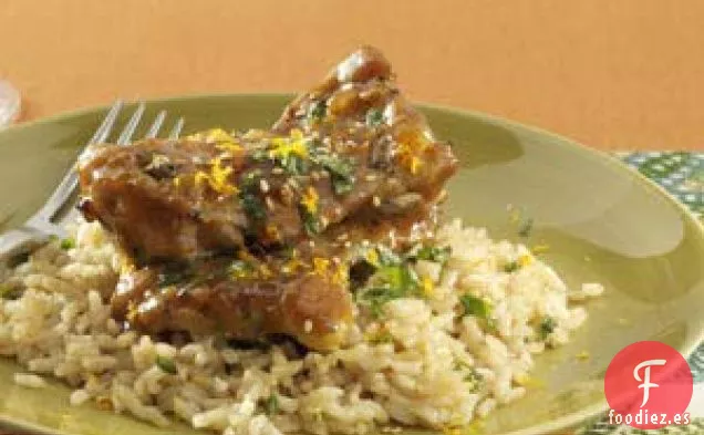 Muslos de Pollo A la Parrilla con Mango