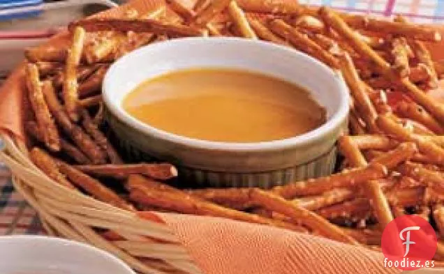Salsa de Pretzel de Mostaza Caliente