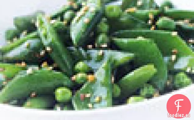 Salteado de Tres Guisantes