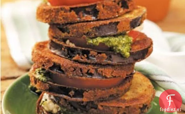 Pilas de Verduras al Pesto