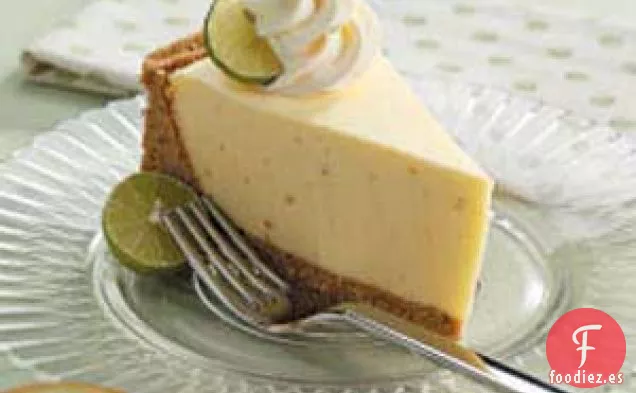 Tarta de Queso de Lima Sin Hornear