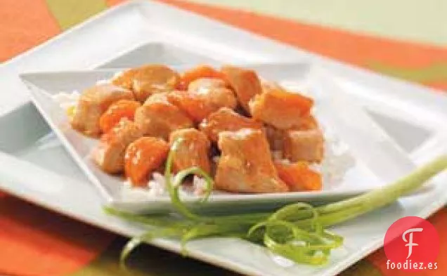 Pollo al Albaricoque Y Naranja