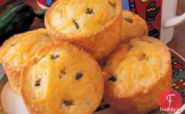 Muffins de Maíz con Chile Verde