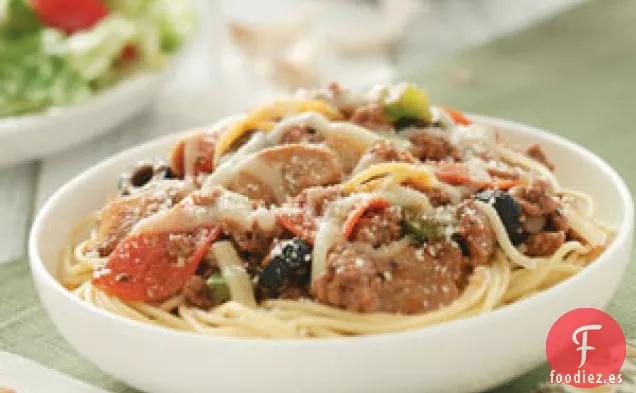Horneado de Espaguetis Italianos