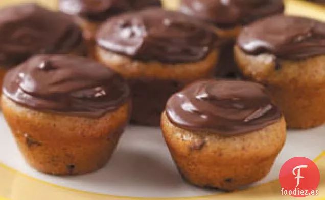 Mini Cupcakes con Chips de Plátano