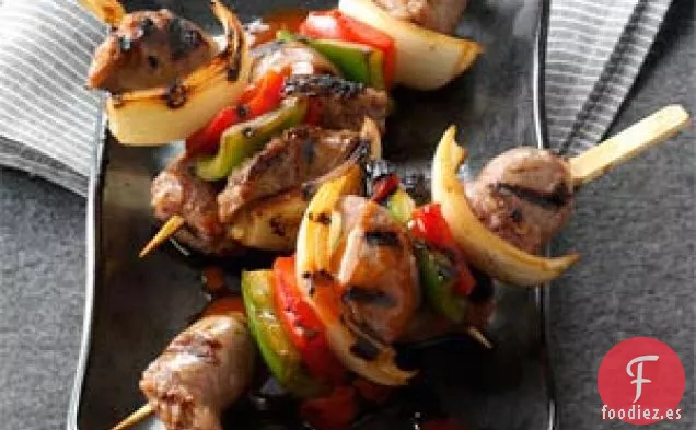 Brochetas de Mocoso Bourbon