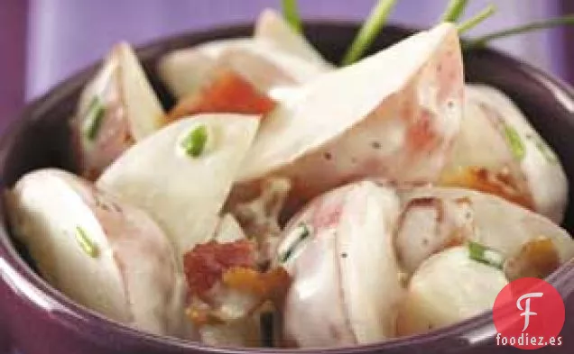 Ensalada de Patata Con Tocino y Cebollino