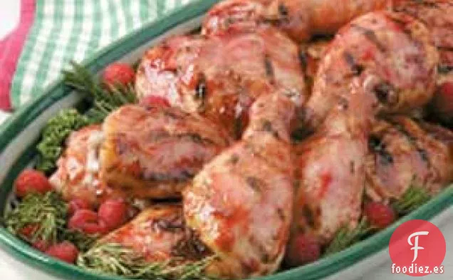 Pollo a la Frambuesa A La Parrilla