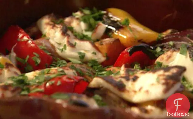 Horneado Doble de Patata y Halloumi