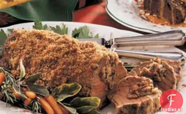 Solomillo Relleno de Setas