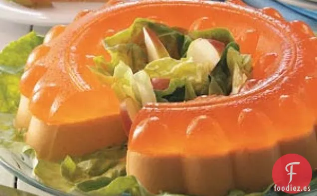 Ensalada de Gelatina de Naranja Especiada