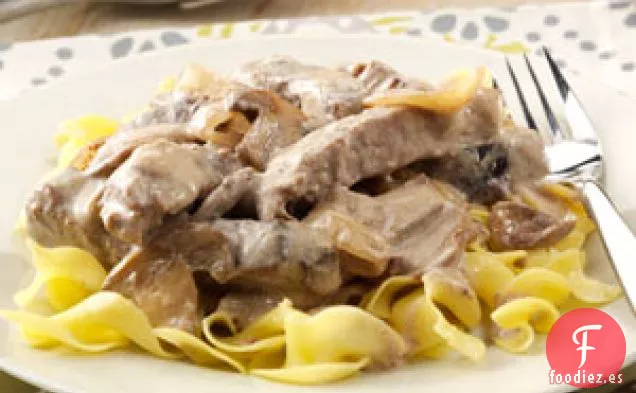 Stroganoff Cocido a Fuego Lento