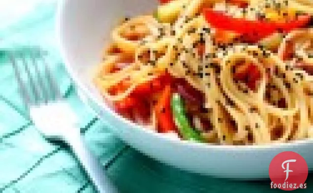 Salteado de Fideos rápido y fácil