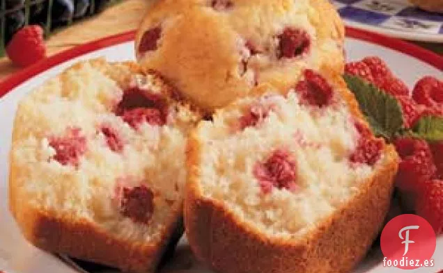 Muffins Jumbo de Limón y Frambuesa
