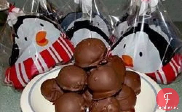 Trufas Fáciles de Masa para Galletas con Chispas de Chocolate