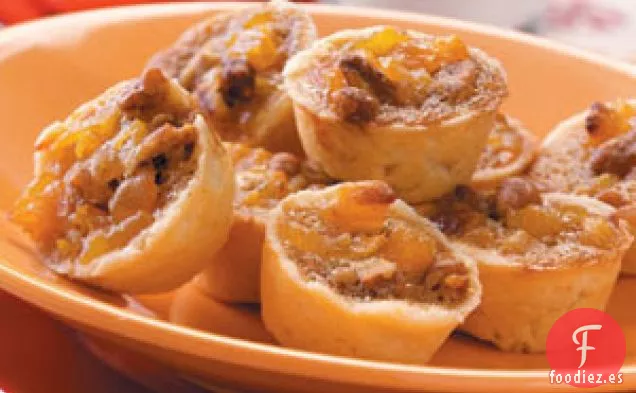 Tassies de Albaricoque y Nuez
